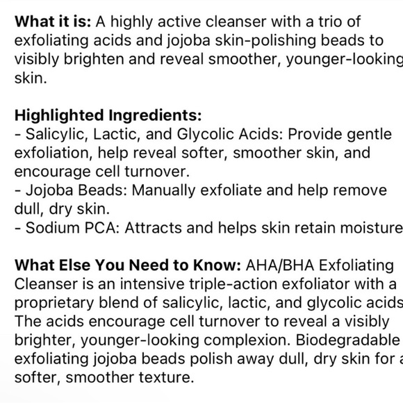 Murad Sealed New in Box Hydration AHA/BHA Exfoliating Cleanser - Picture 3 of 8